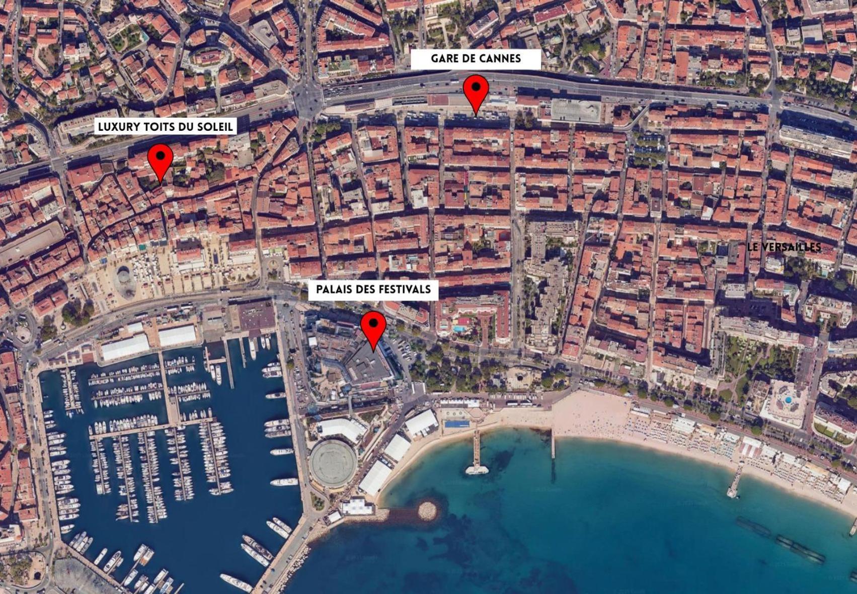 Luxury "Les Toits Du Soleil" - Magnifique Appartement Avec Terrasses Et Jacuzzi - Centre De Cannes - By Scls Locations Ngoại thất bức ảnh